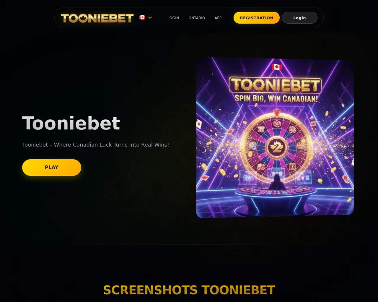 Screenshot of tooniebet.online
