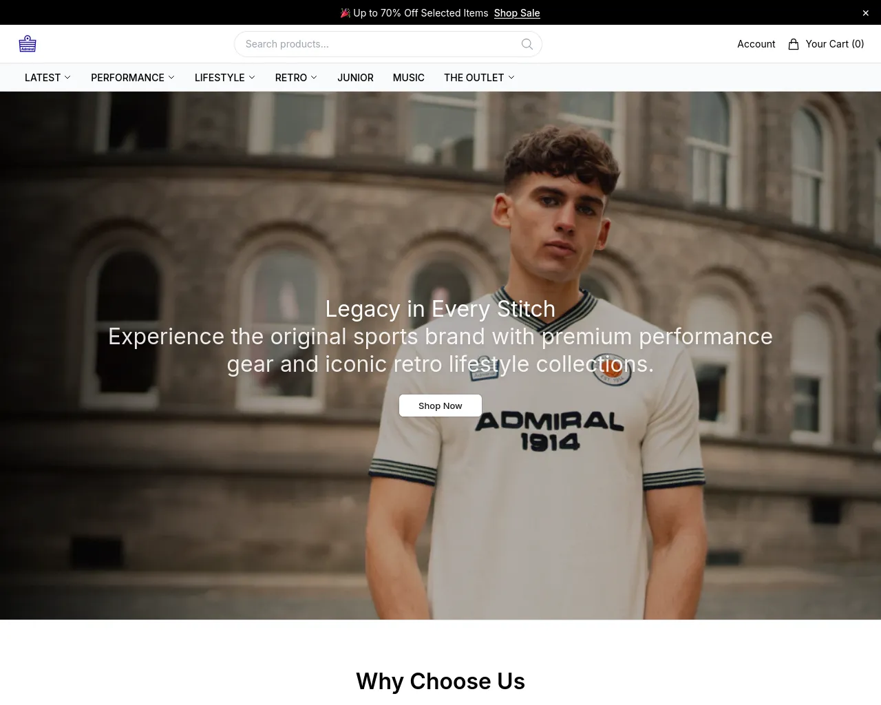 Screenshot of admiralsportshq.shop