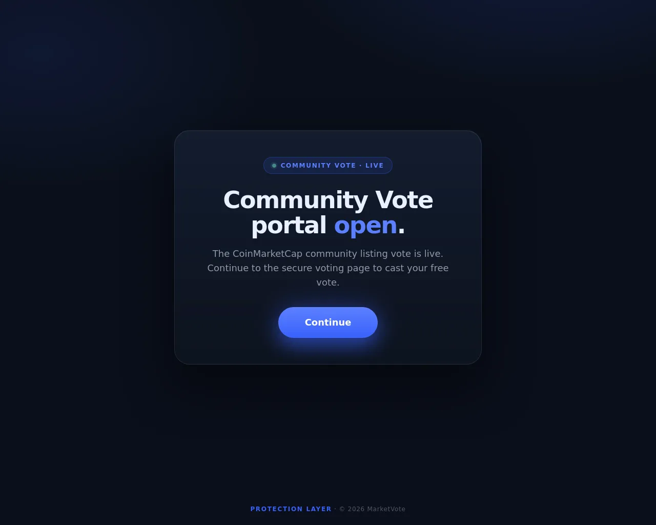 Screenshot of marketlistvotes.com