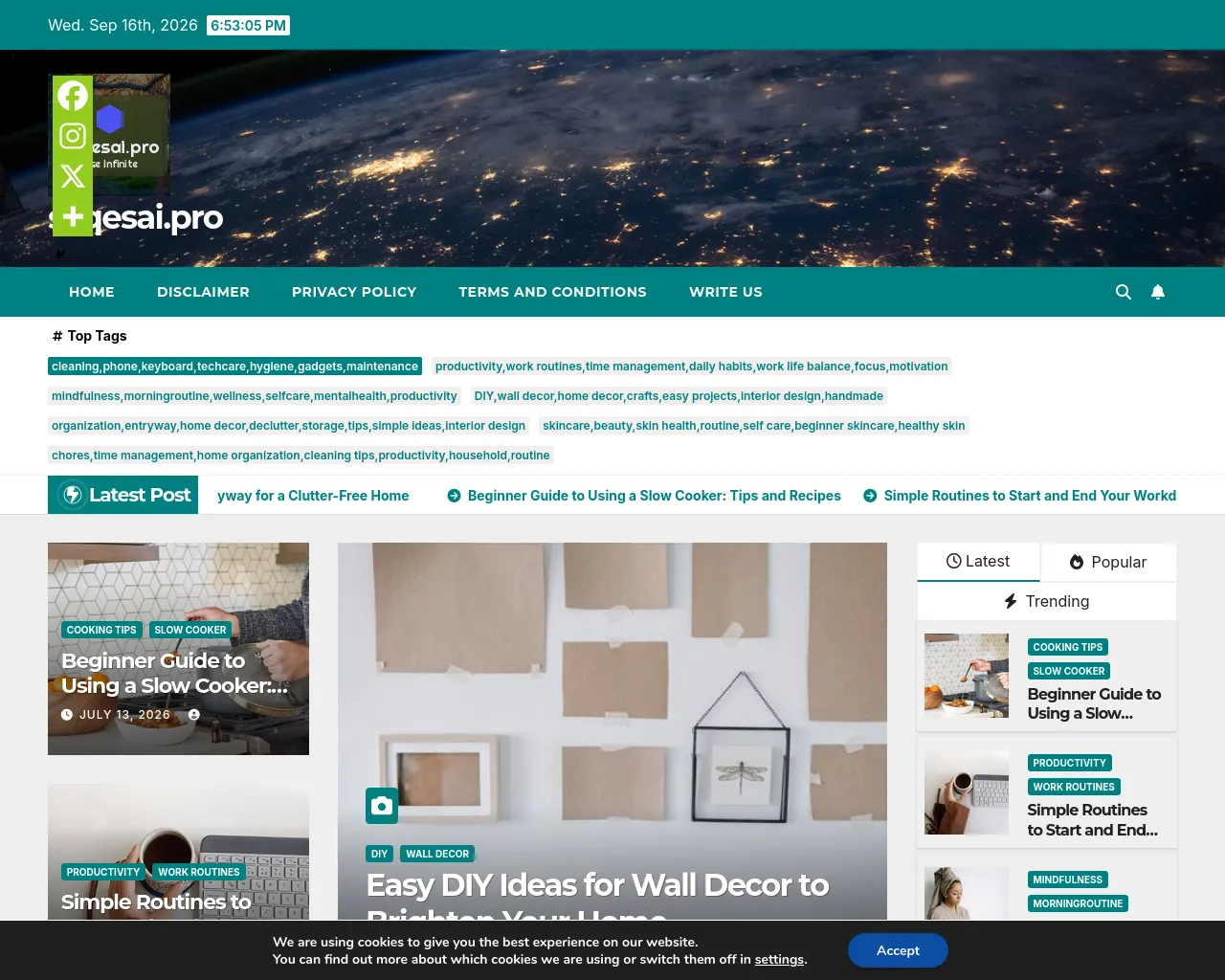 Screenshot of syqesai.pro