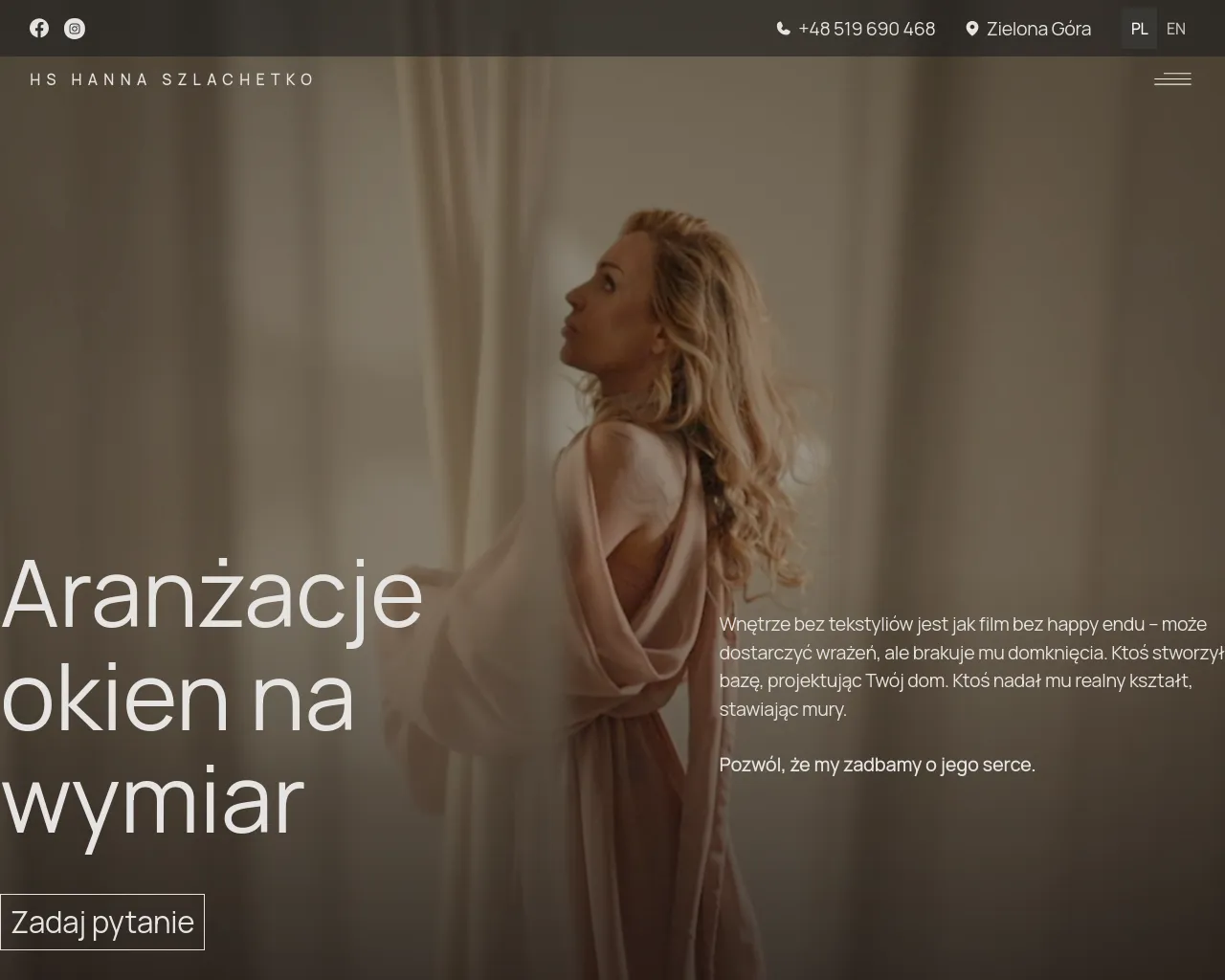 Screenshot of hannaszlachetko.live