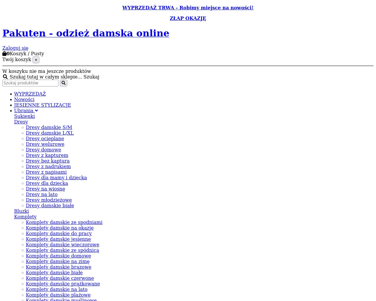 Screenshot of pakuten.live