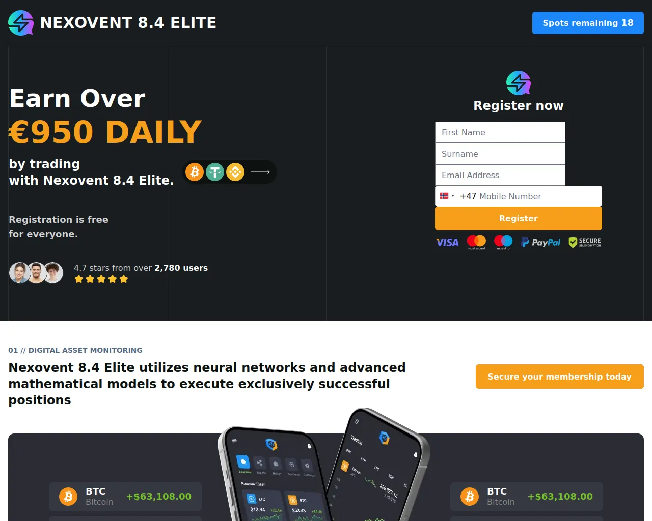 Screenshot of nexovent-84elite.com