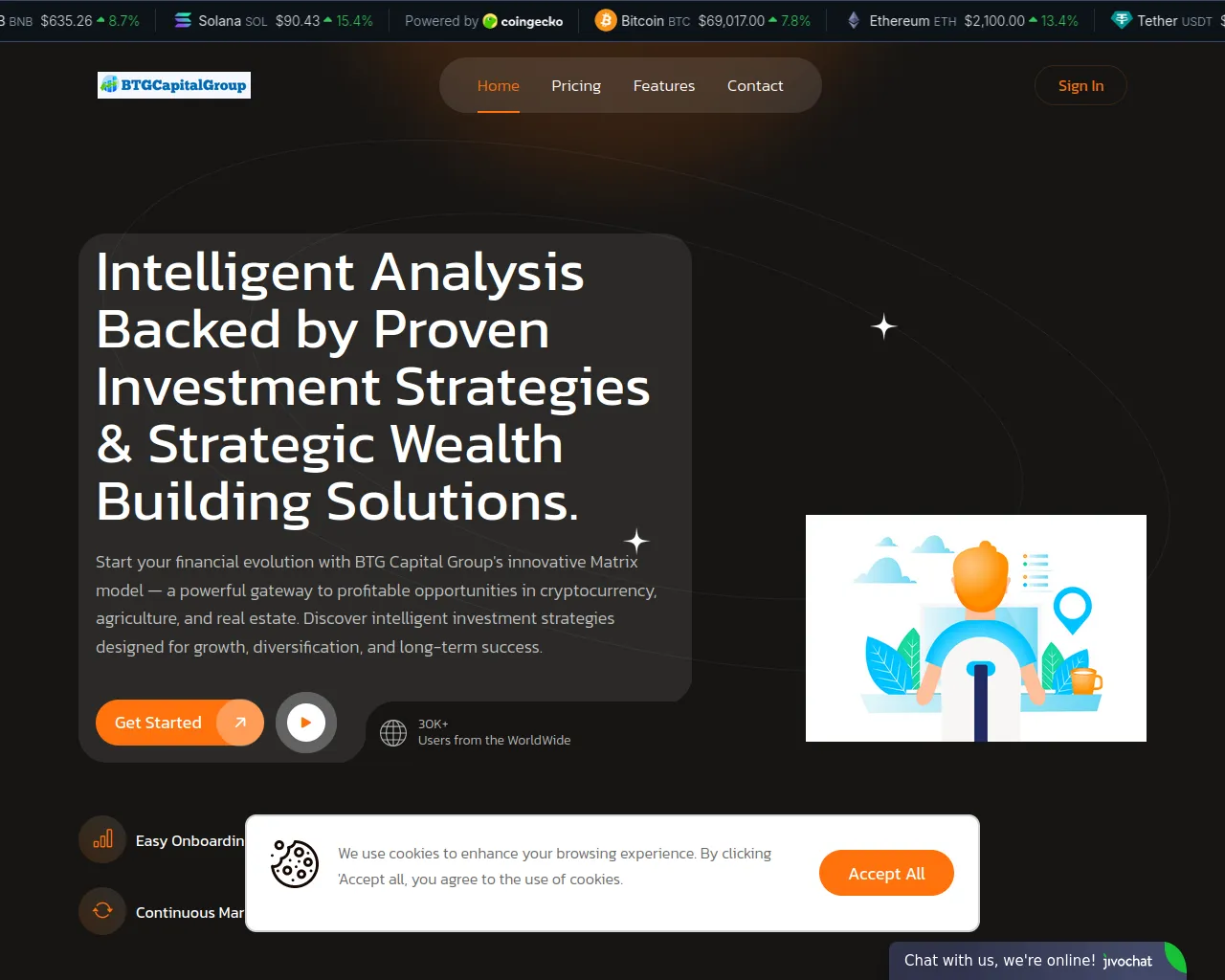 Screenshot of groupbtgpactual.com