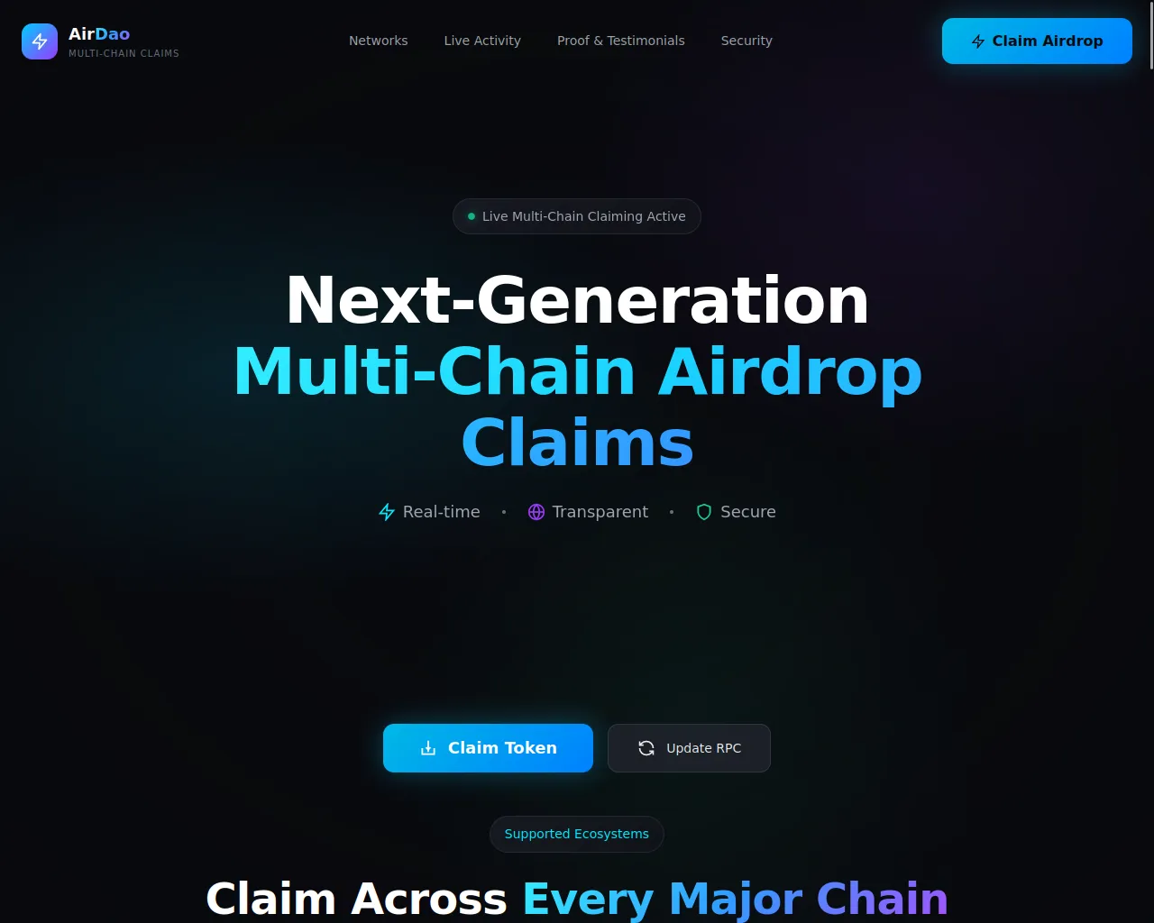 Screenshot of airdao-steam.top