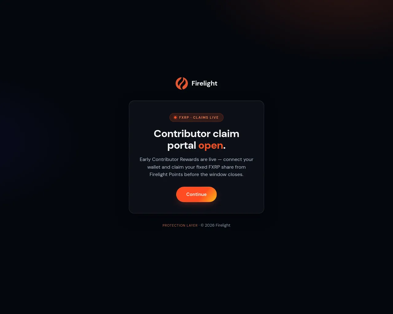 Screenshot of firelight-fxrp.xyz