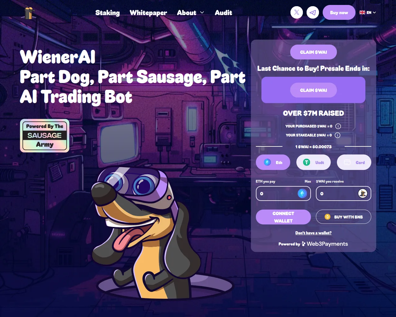 Screenshot of claimwiener.pages.dev