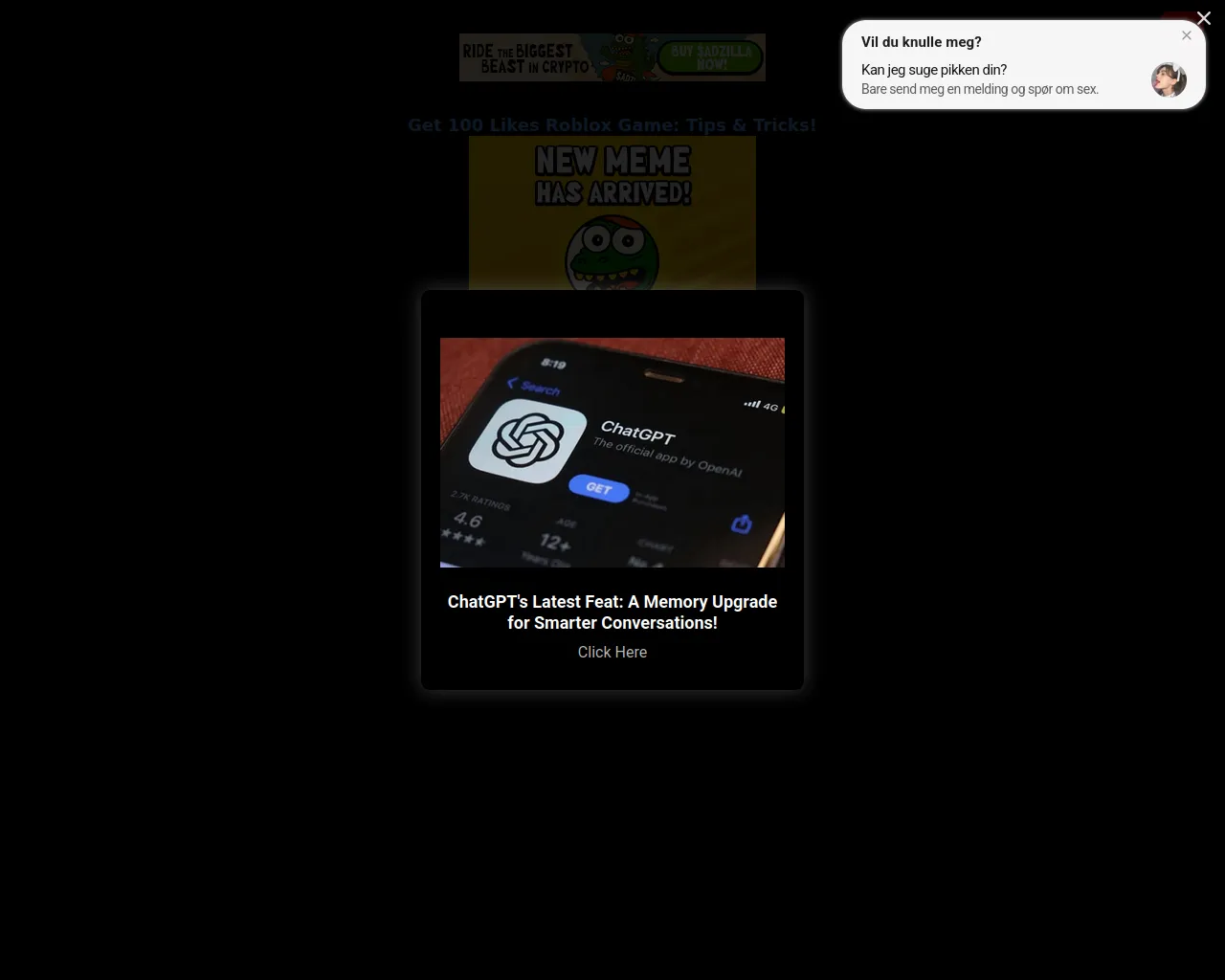 Screenshot of 100-likes-roblox-game.pages.dev