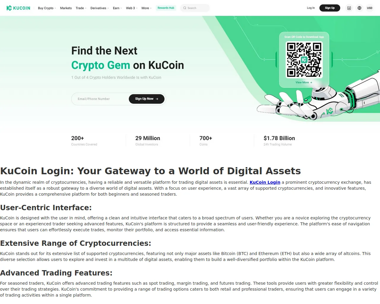Screenshot of kucoienalogie.webflow.io