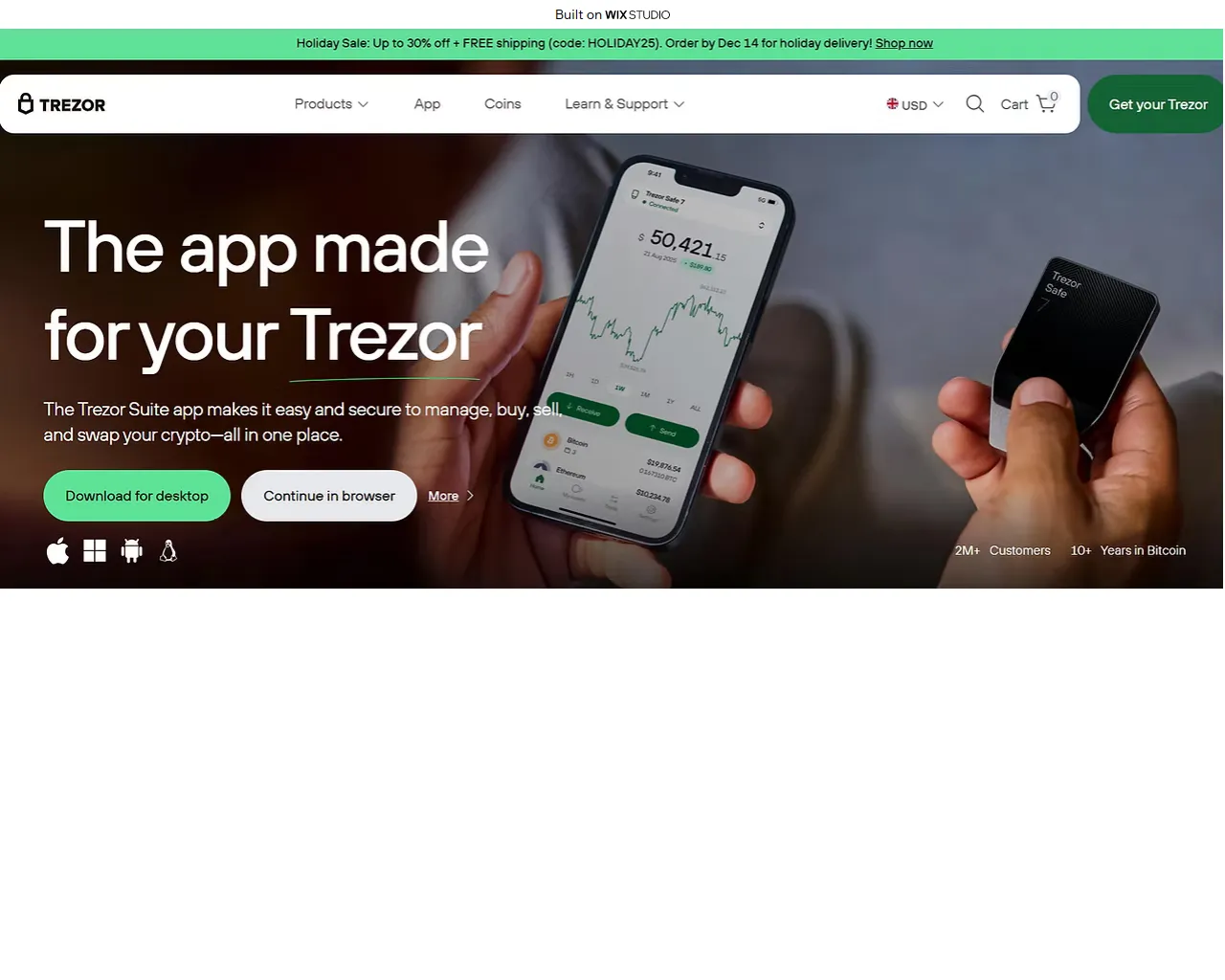 Screenshot of official-apps-suites.wixstudio.com