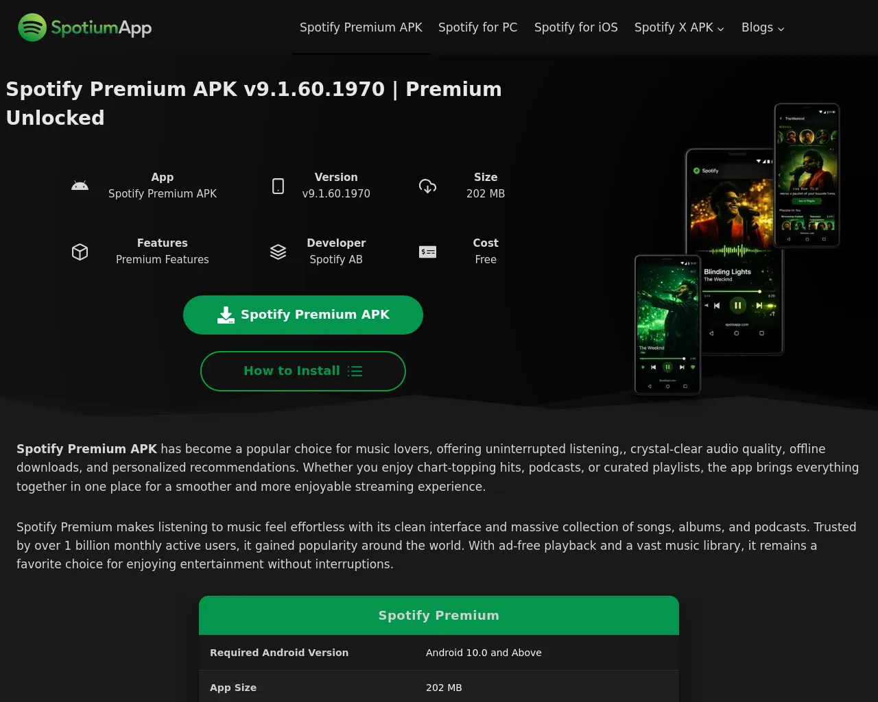 Screenshot of spotiumapp.com