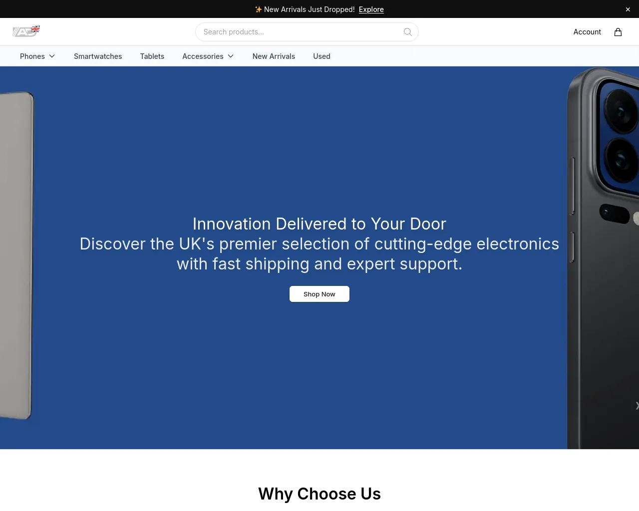 Screenshot of adukhq.shop