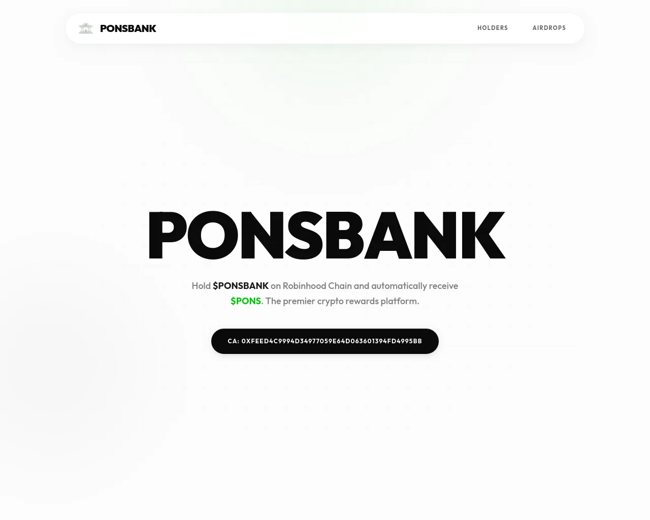 Screenshot of ponsbank.org