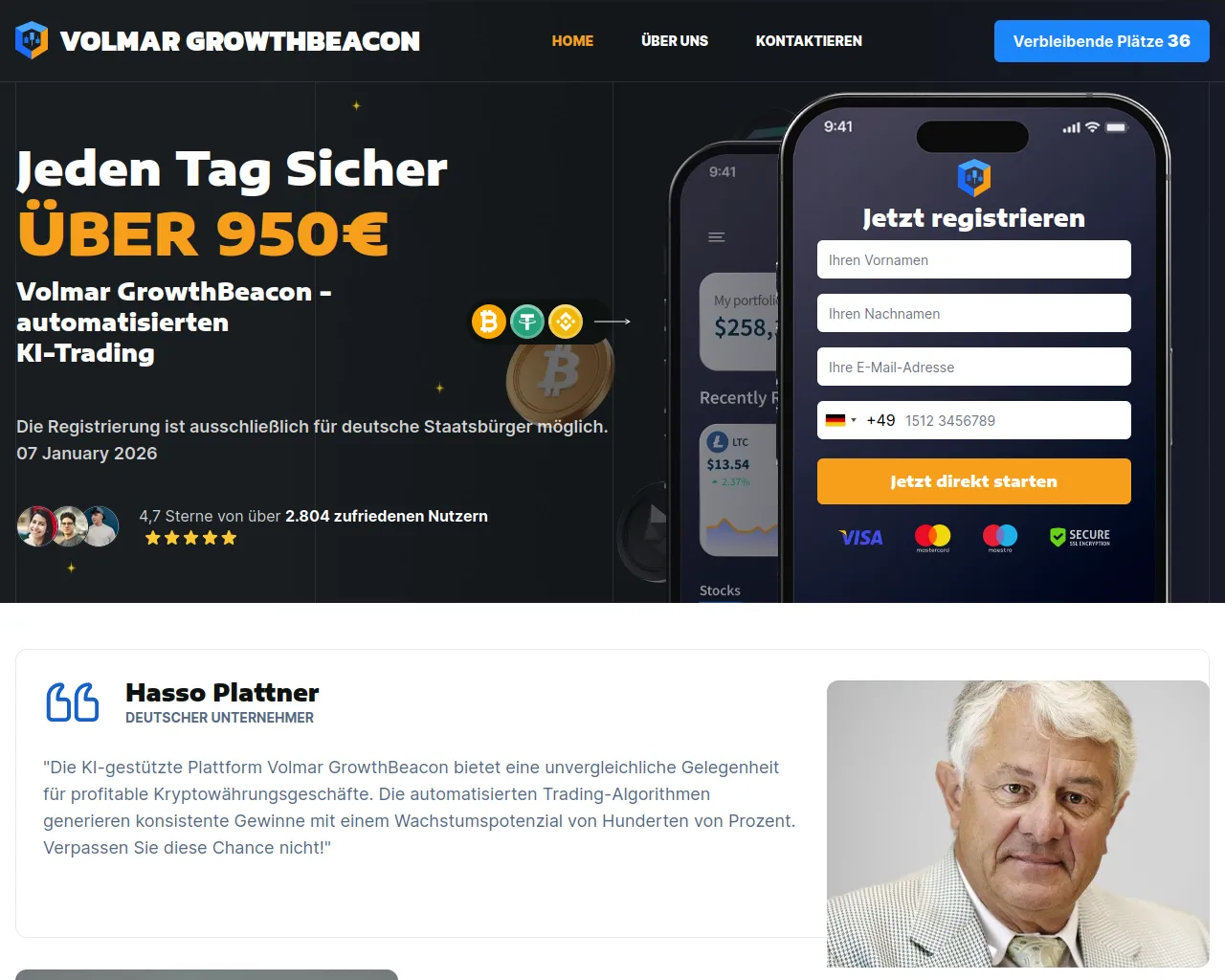 Screenshot of volmargrowthbeacon.net