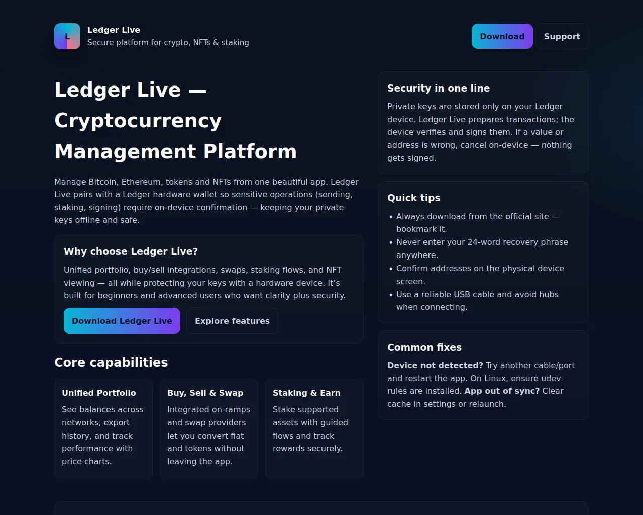 Screenshot of ledger-live-login-html.pages.dev