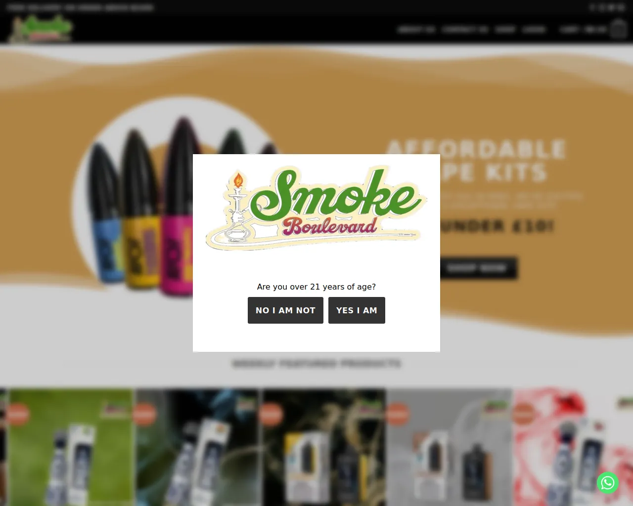 Screenshot of smokeboulevard.ng