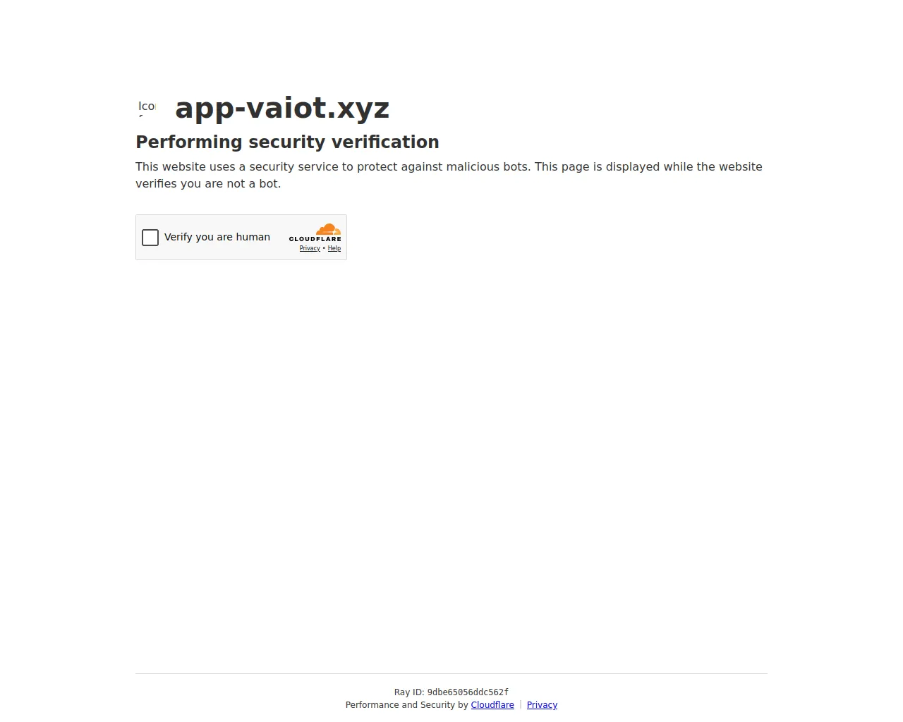 Screenshot of app-vaiot.xyz