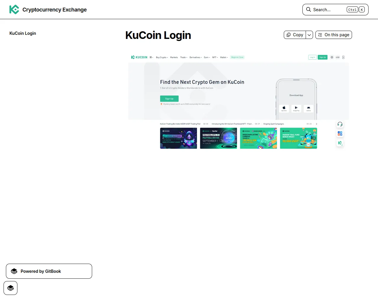 Stored capture of kucooindogn.gitbook.io