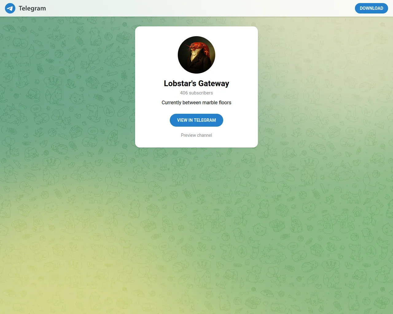 Screenshot of lobstarwilde.xyz