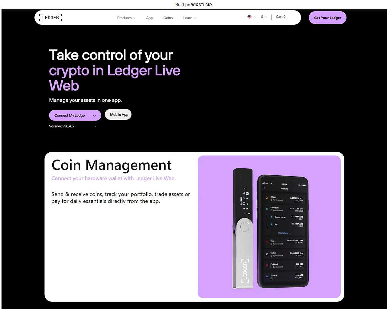 Screenshot of applive-legdr.wixstudio.com
