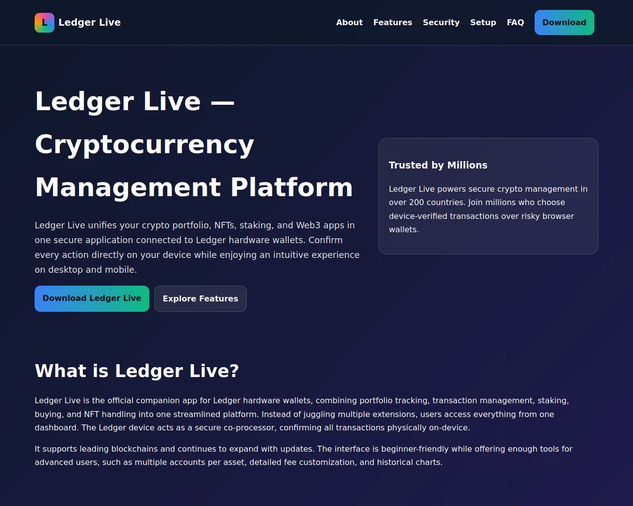 Screenshot of ledger-live-login-swts.pages.dev