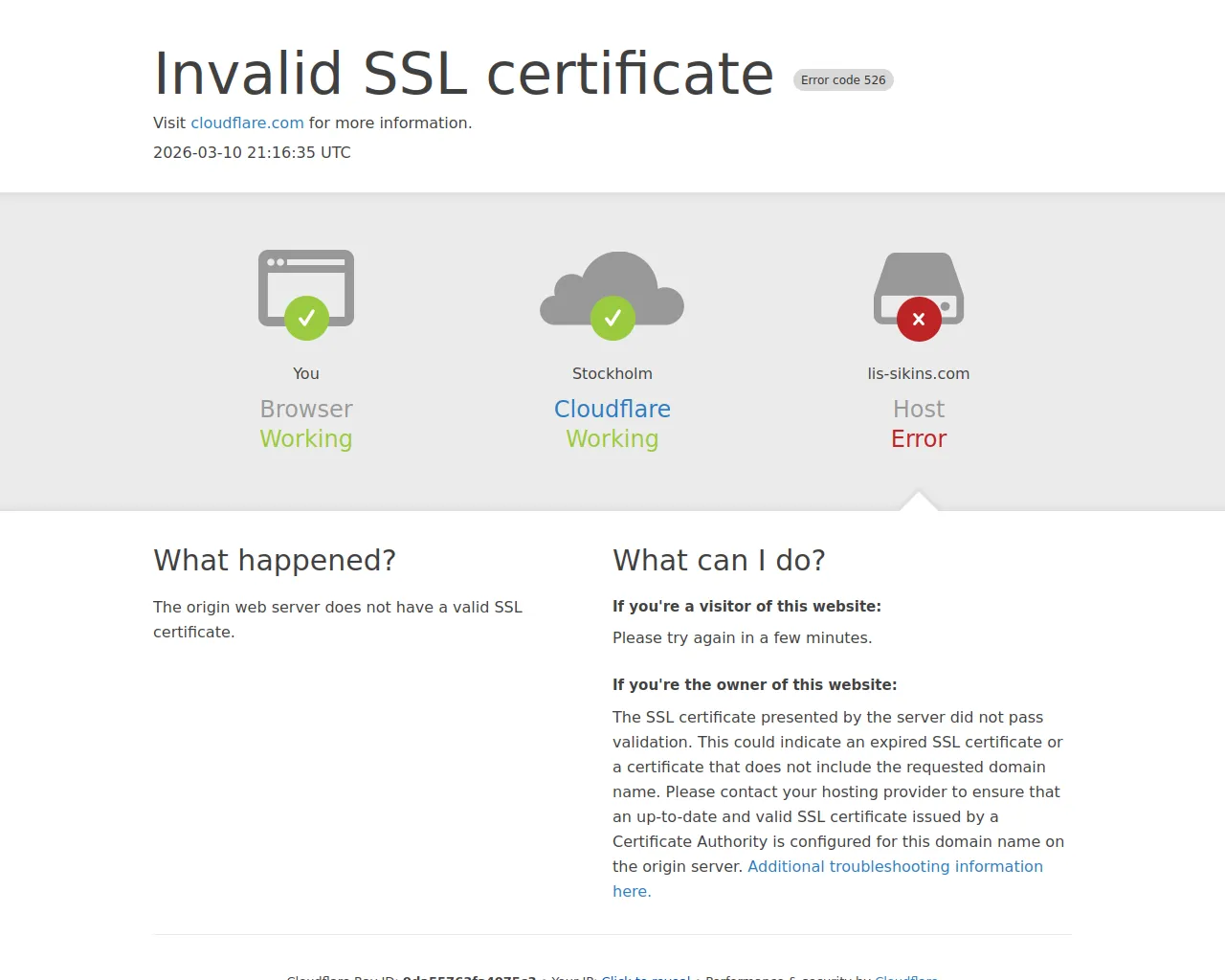 Screenshot of lis-sikins.com