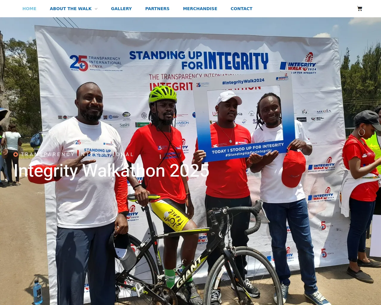 Screenshot of integritywalk.tikenya.org