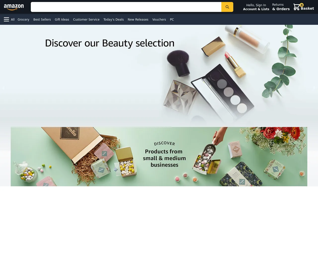 Screenshot of amazon-v2.isha-dev.com