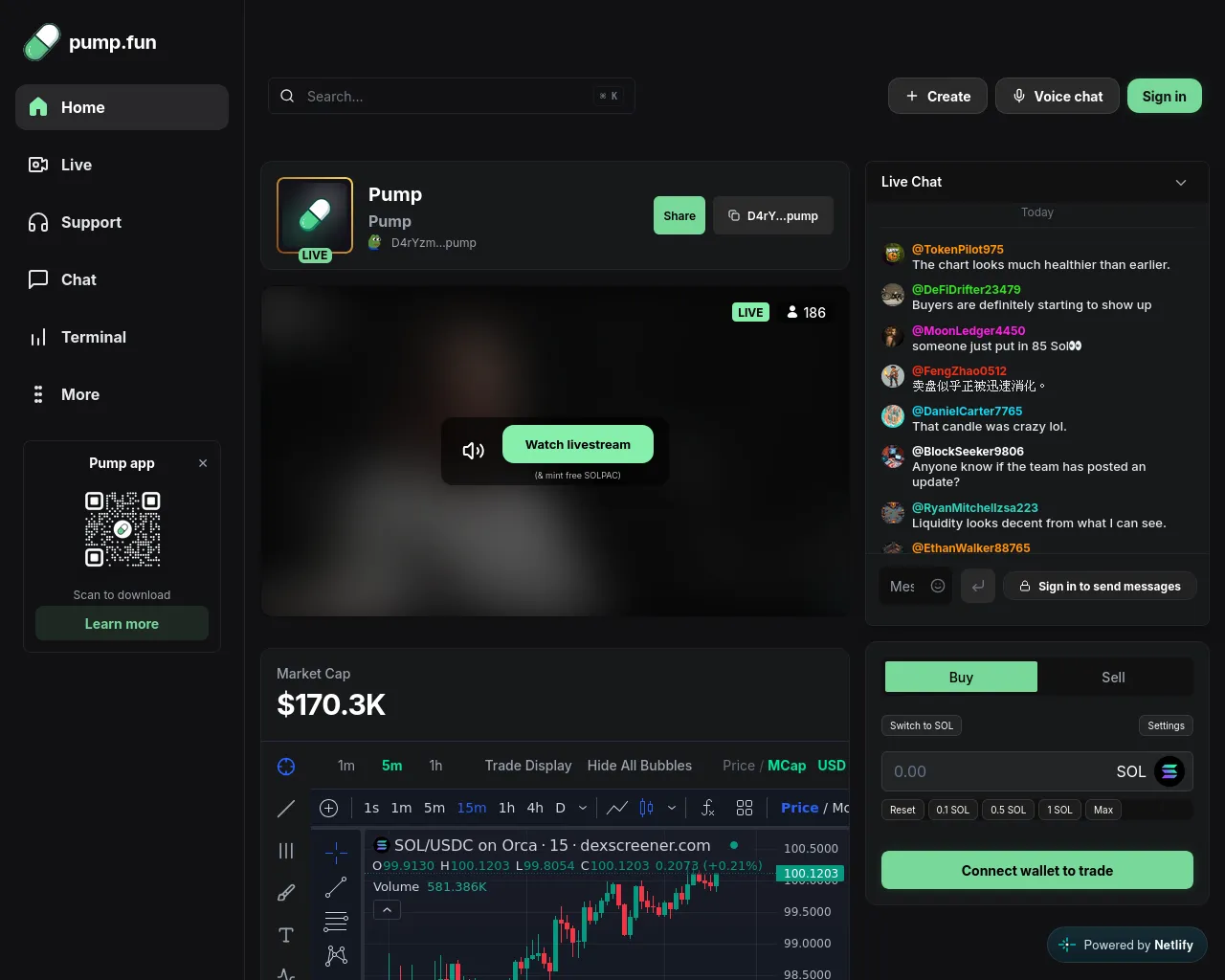 Screenshot of livesoltreams.top
