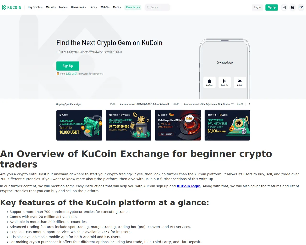 Screenshot of kueccinlogon.webflow.io