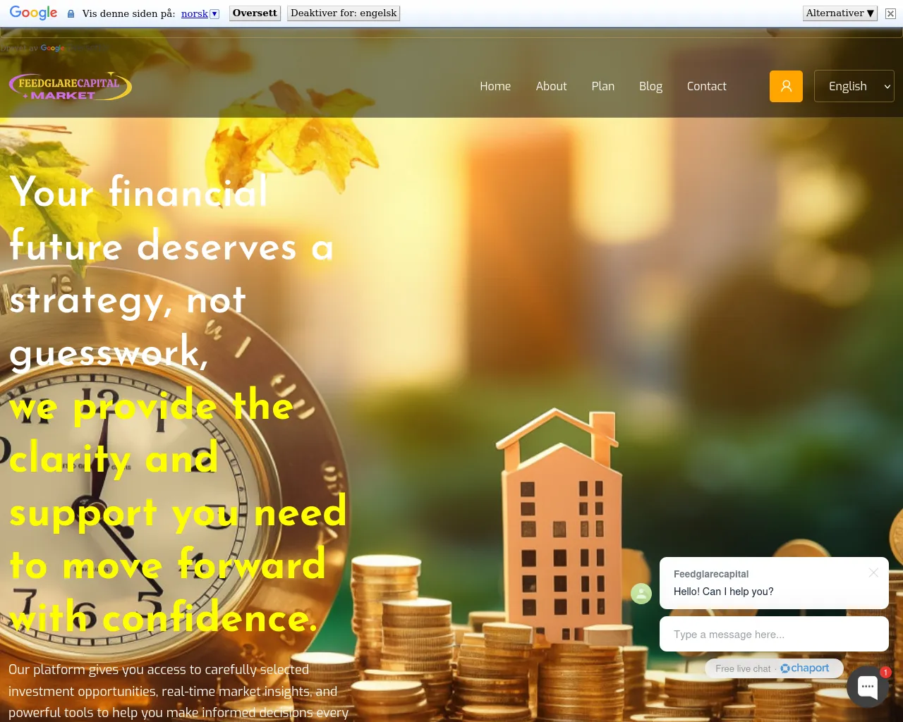 Screenshot of glare.feedglare.com