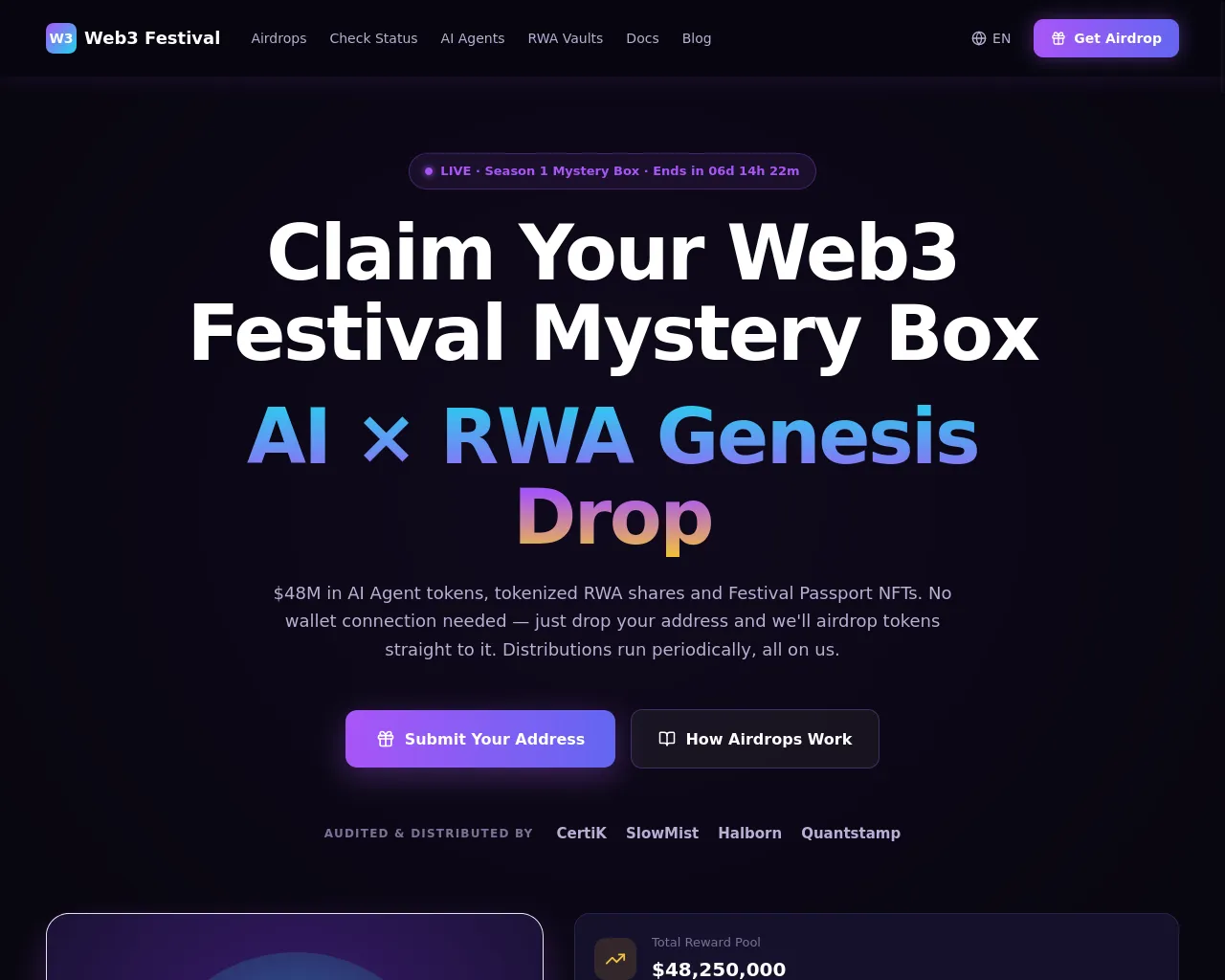 Screenshot of airdrop-ads.xyz