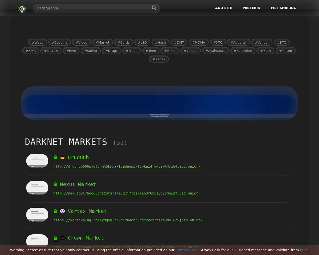 Screenshot of tor.link