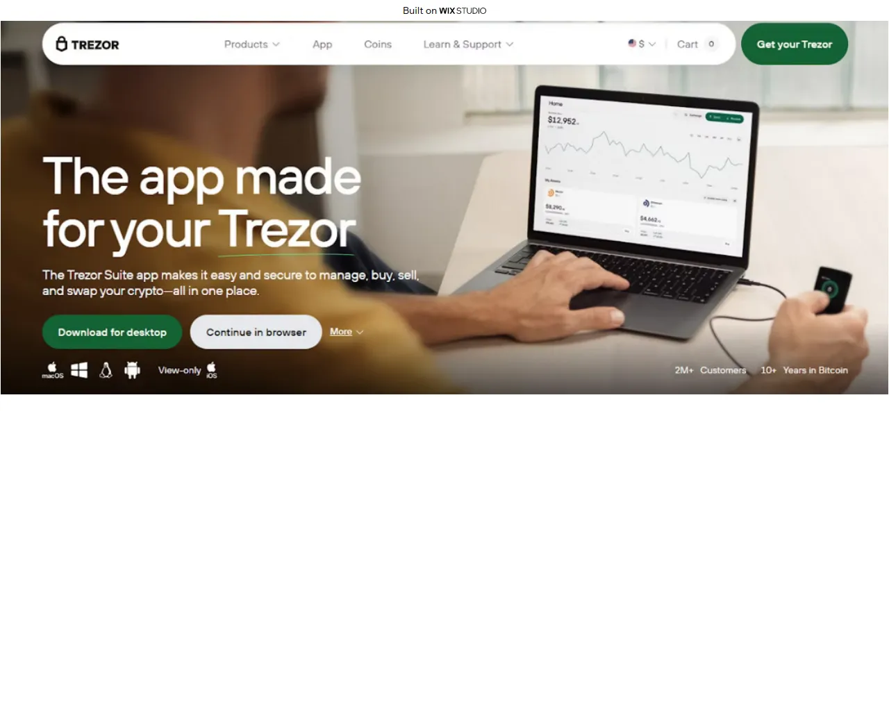 Screenshot of visit-bridge-trzor.wixstudio.com