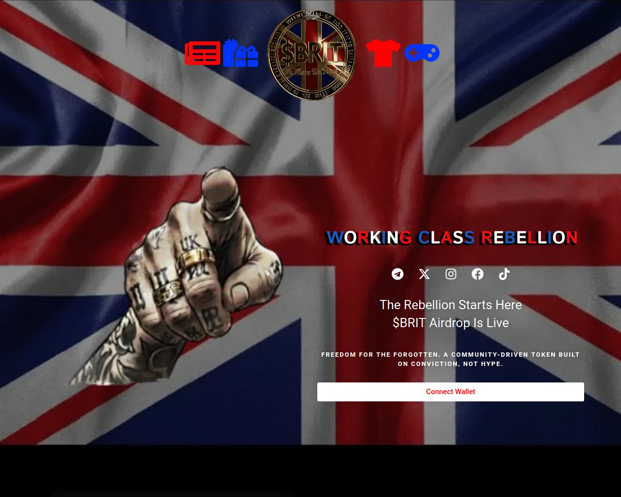 Screenshot of airdrop-britcardmeme.com