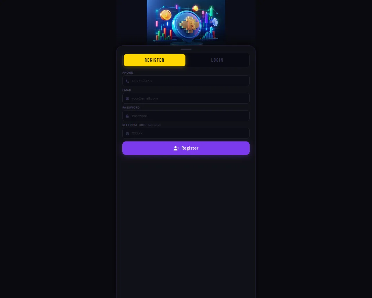 Screenshot of blockchaintradespay.org