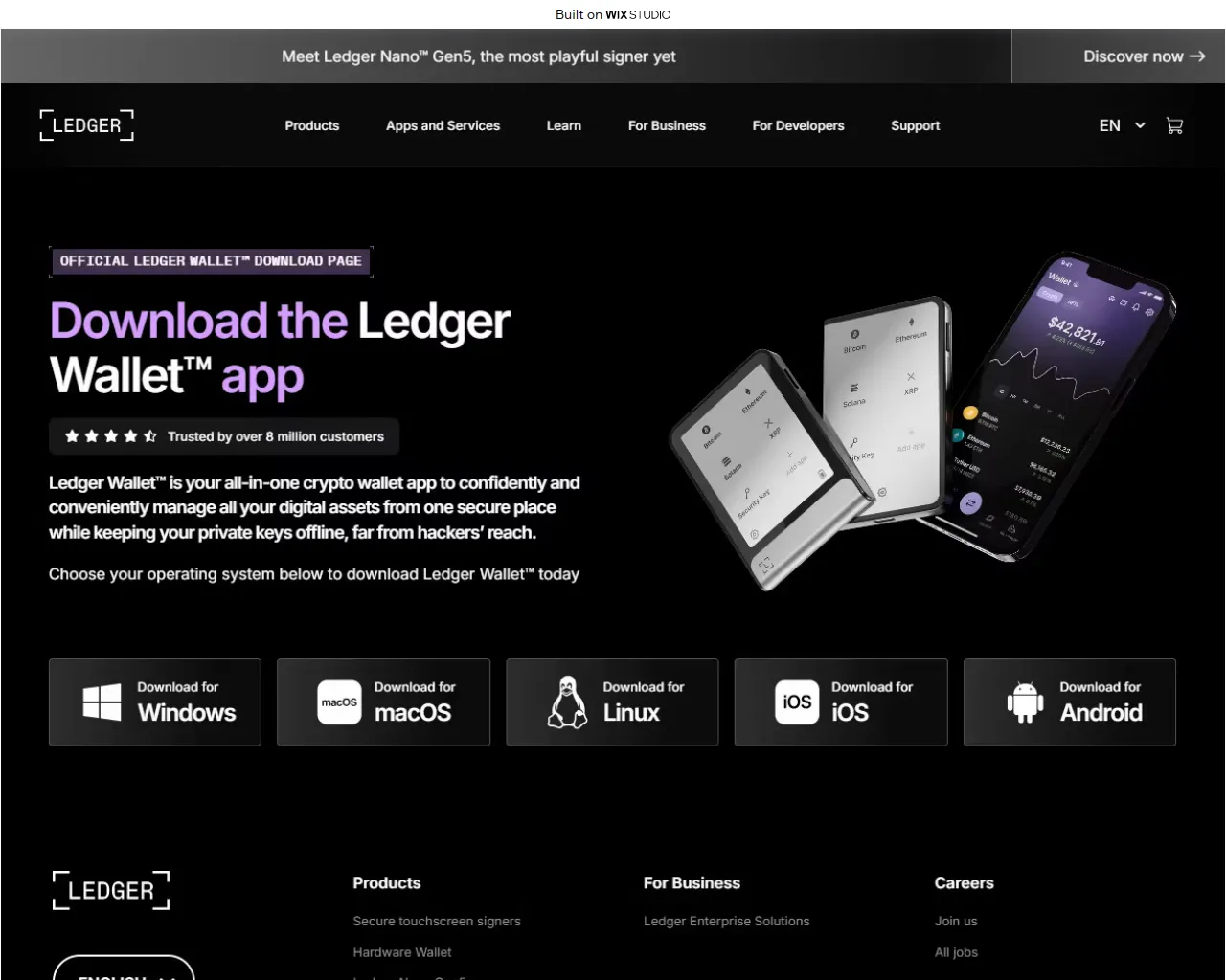 Screenshot of desktop-startd-live.wixstudio.com