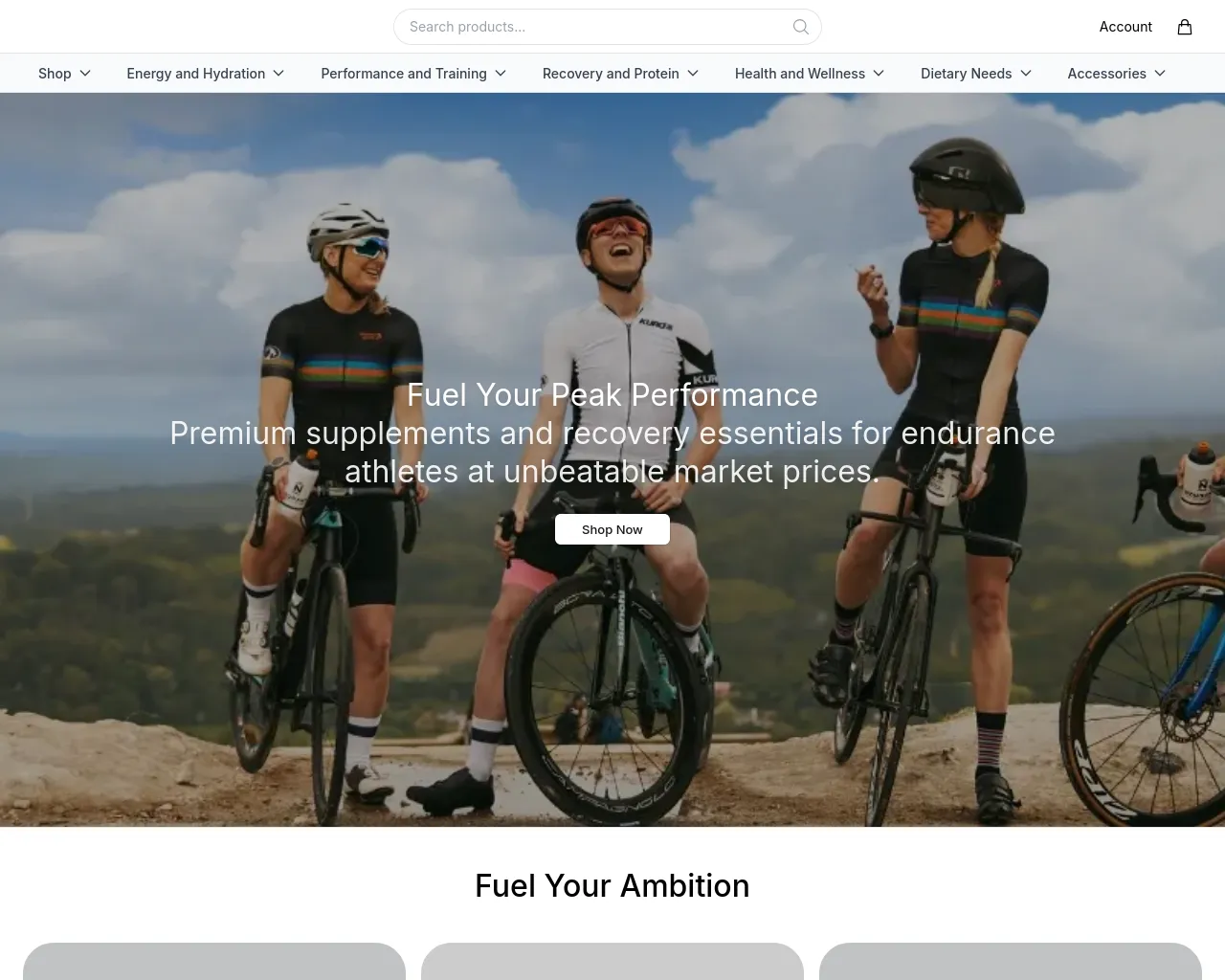 Screenshot of 4endurancehub.shop