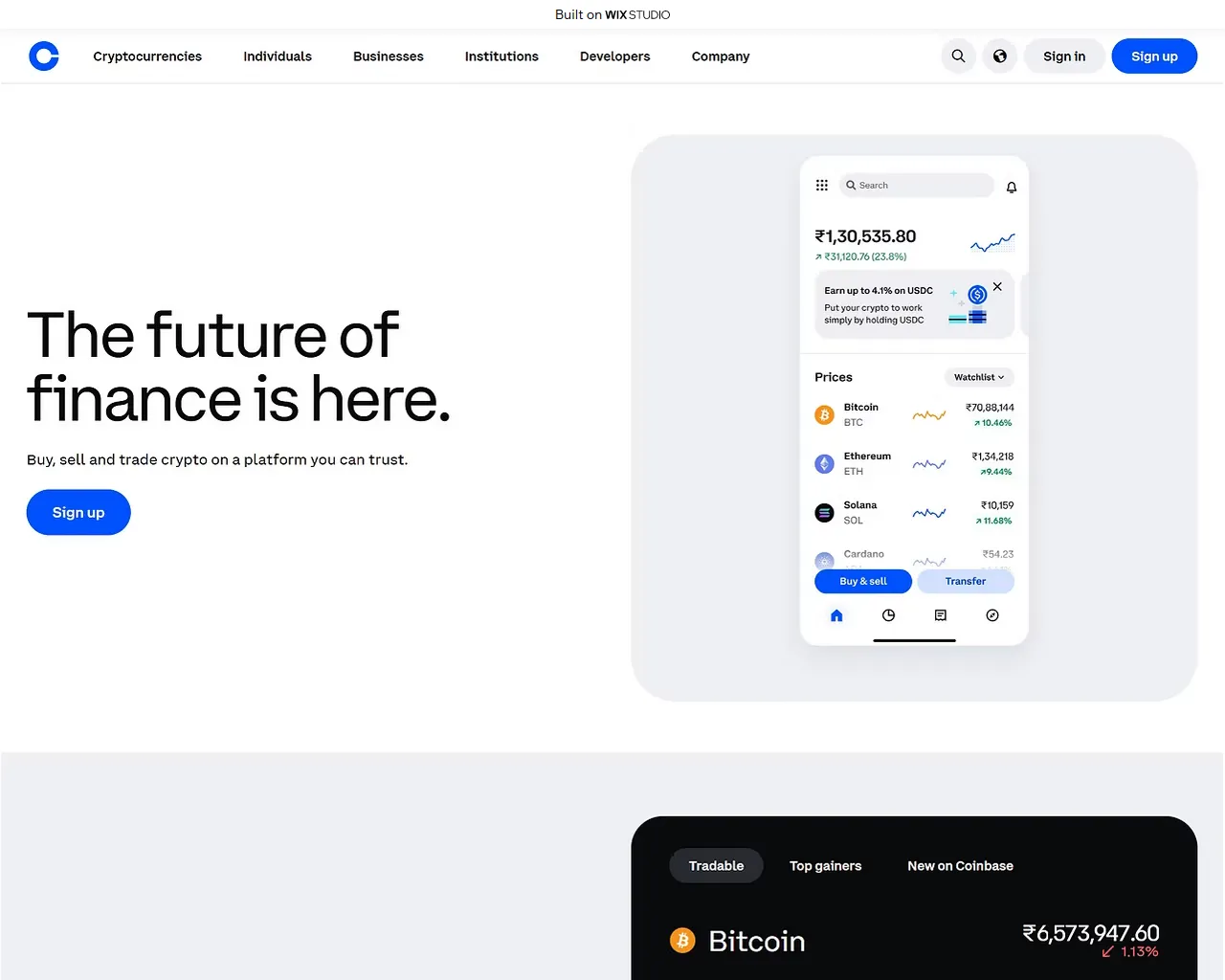 Screenshot of learn-extension.wixstudio.com