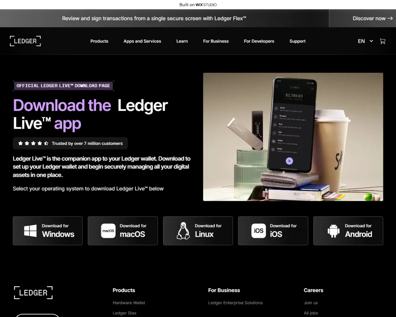 Screenshot of live--platform.wixstudio.com