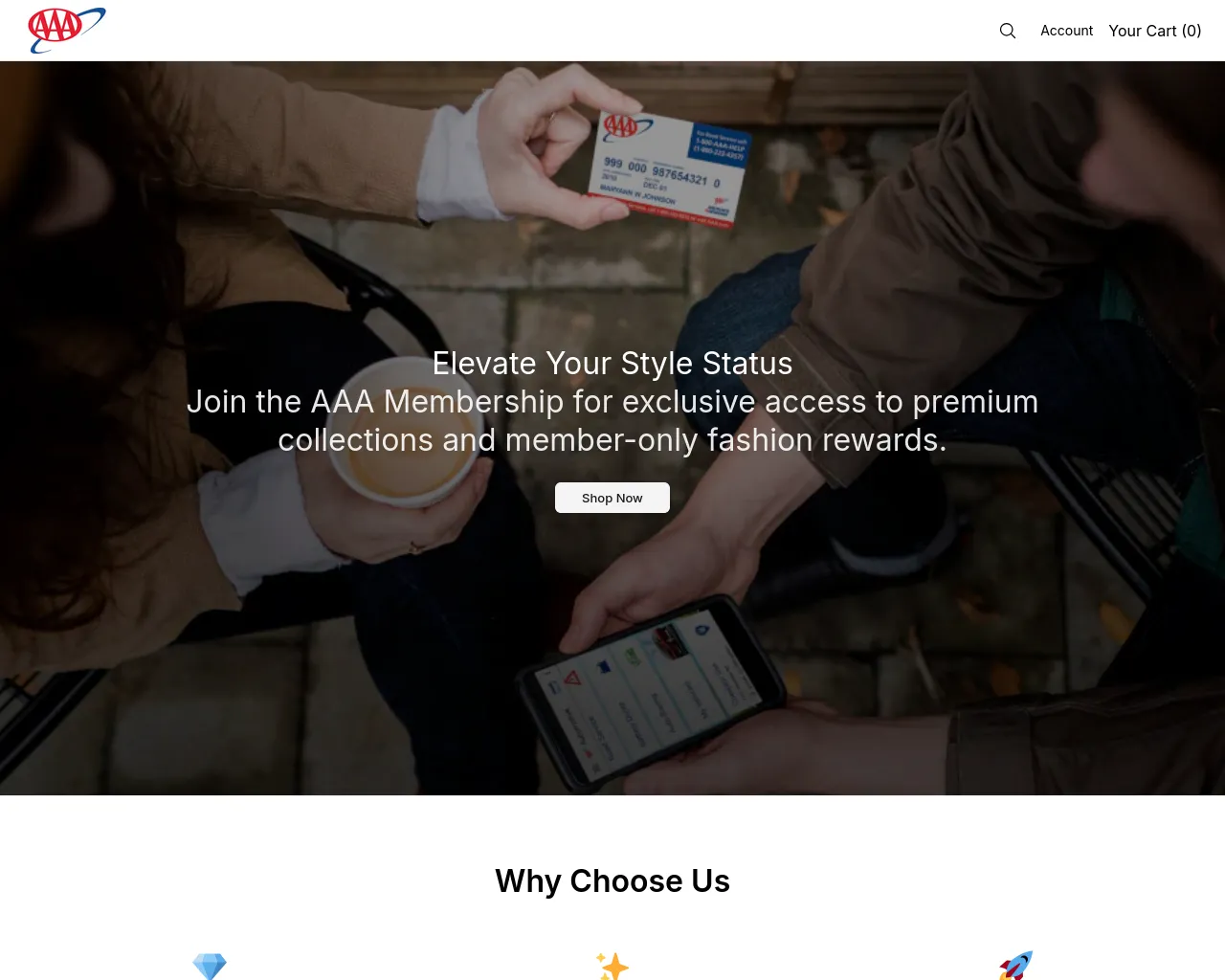 Screenshot of aaamembershipoffershub.shop