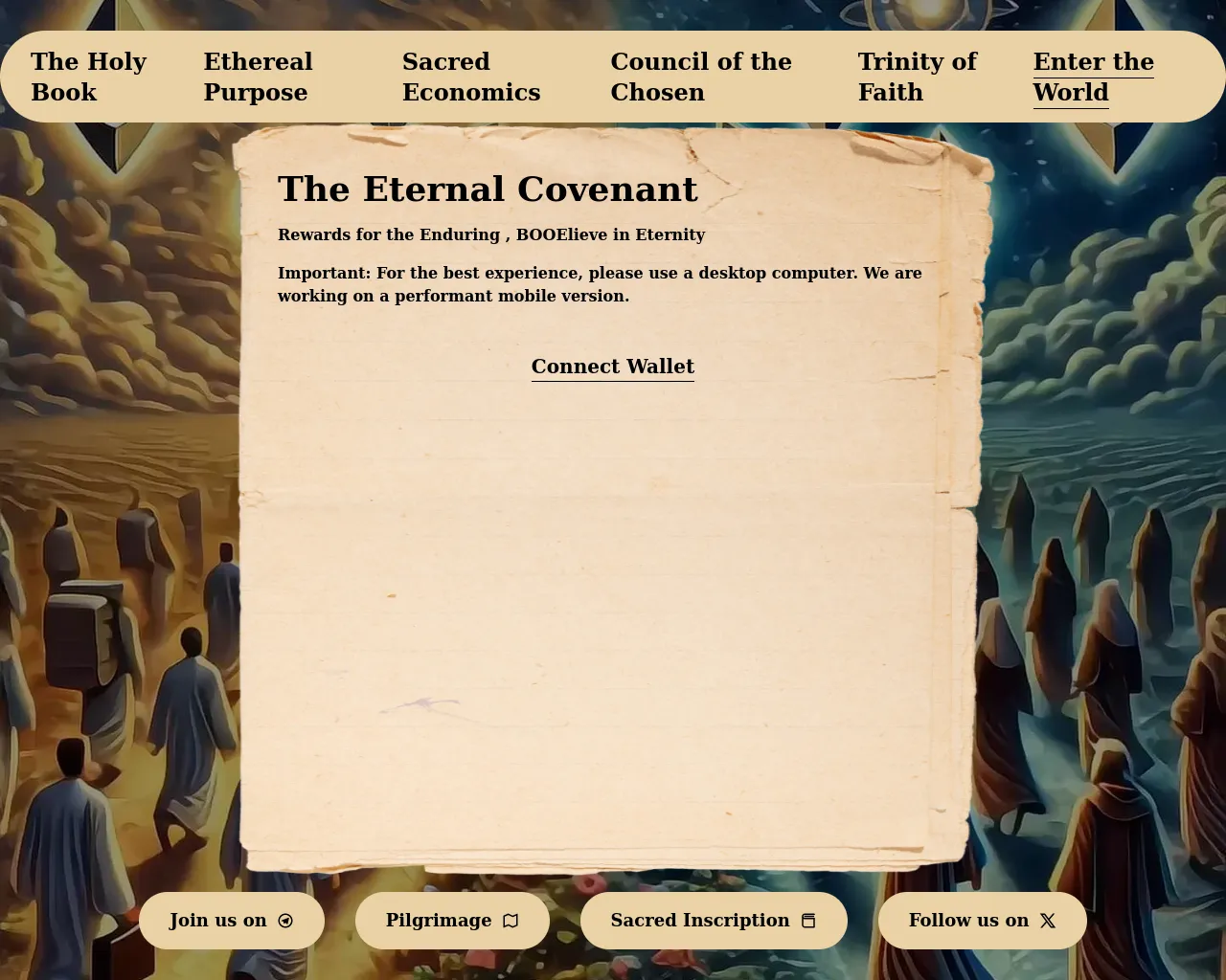 Screenshot of bookofeth.app
