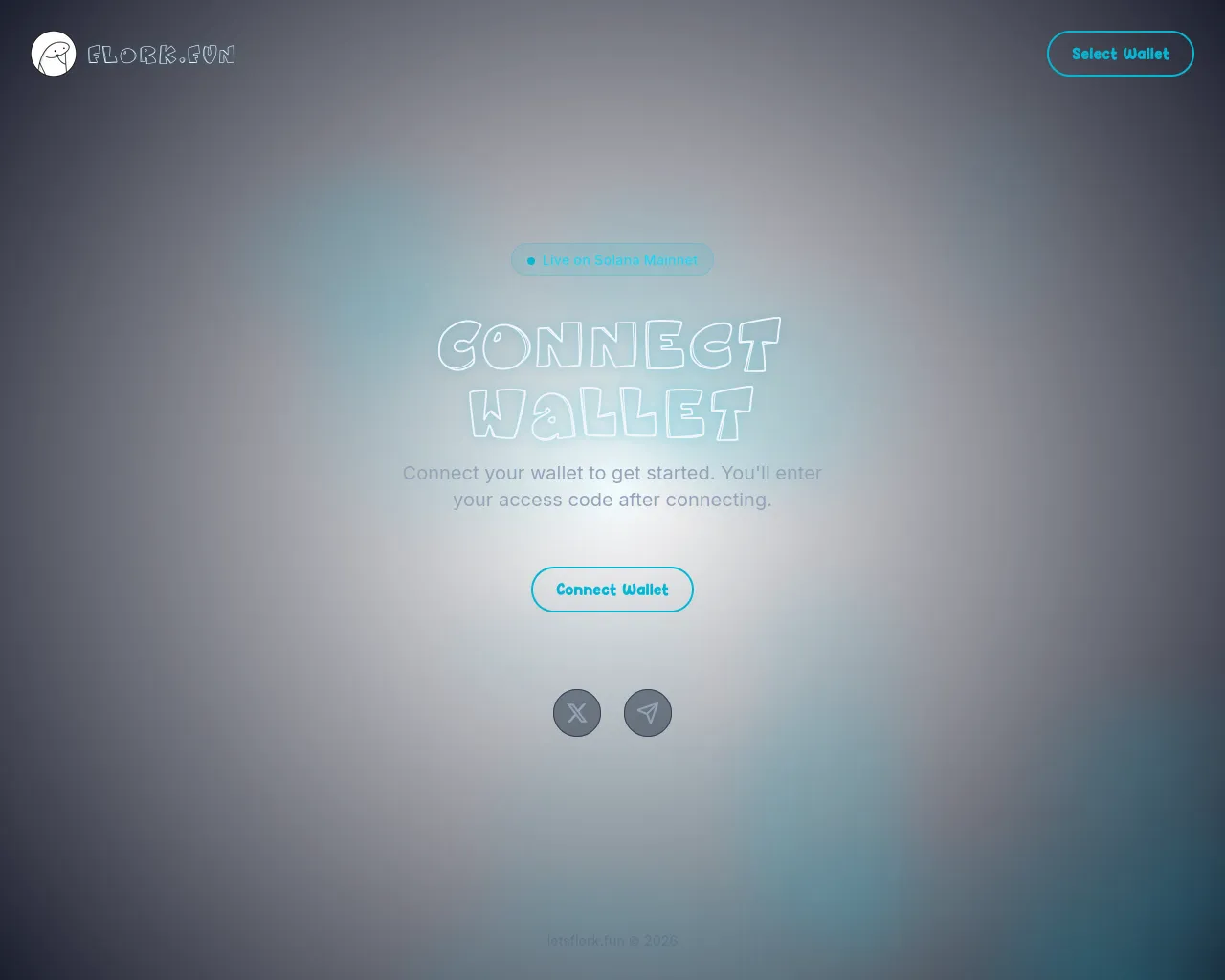 Screenshot of letsflork.fun
