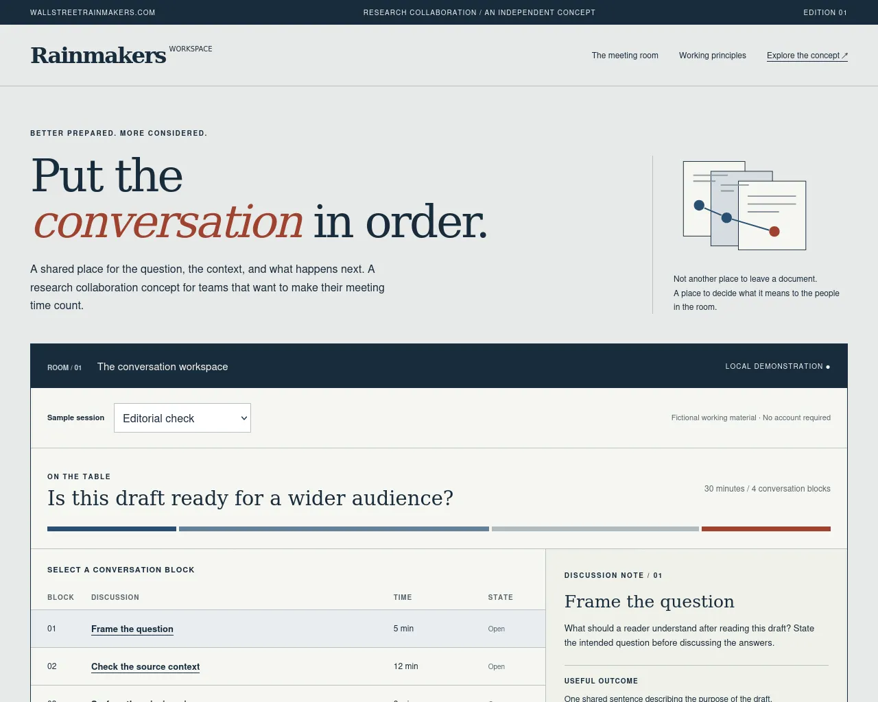 Screenshot of wallstreetrainmakers.com