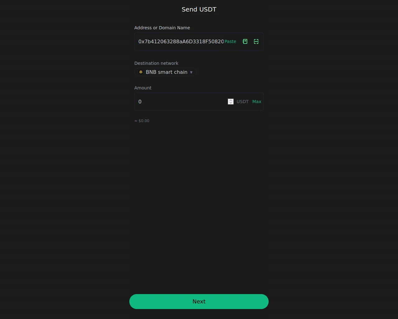 Screenshot of bep20-topaz.vercel.app