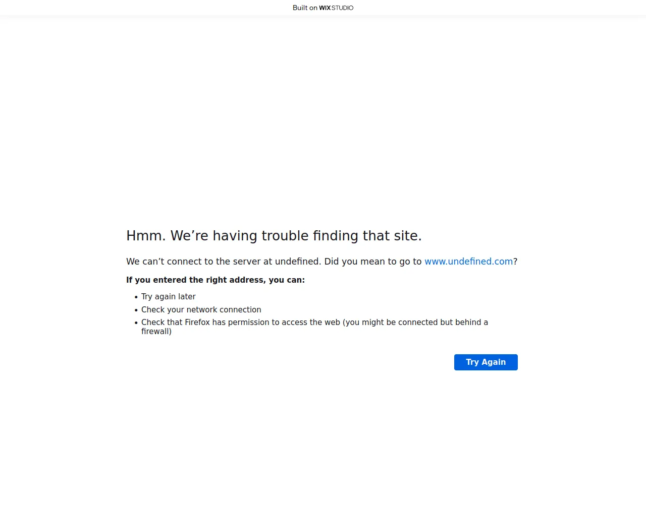 Screenshot of started-ensite.wixstudio.com