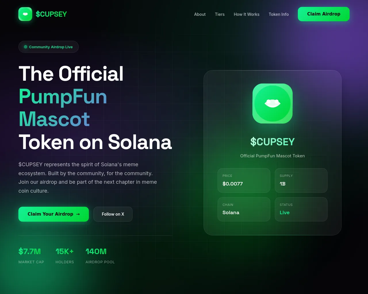 Screenshot of cupsey-air.xyz