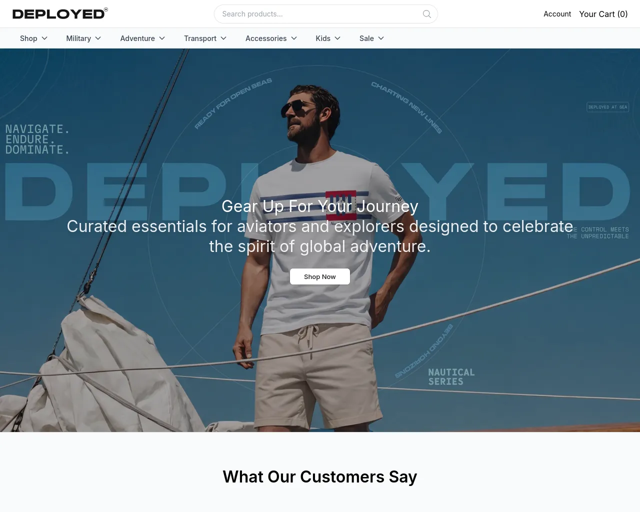 Screenshot of aeroarmourstore.shop