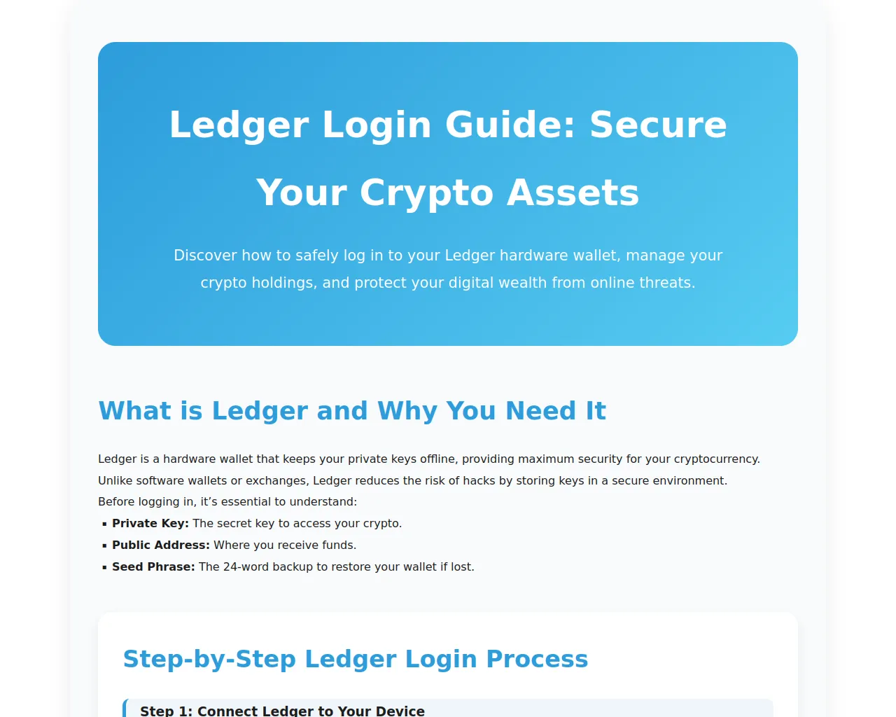 Screenshot of ldger-logen.pages.dev