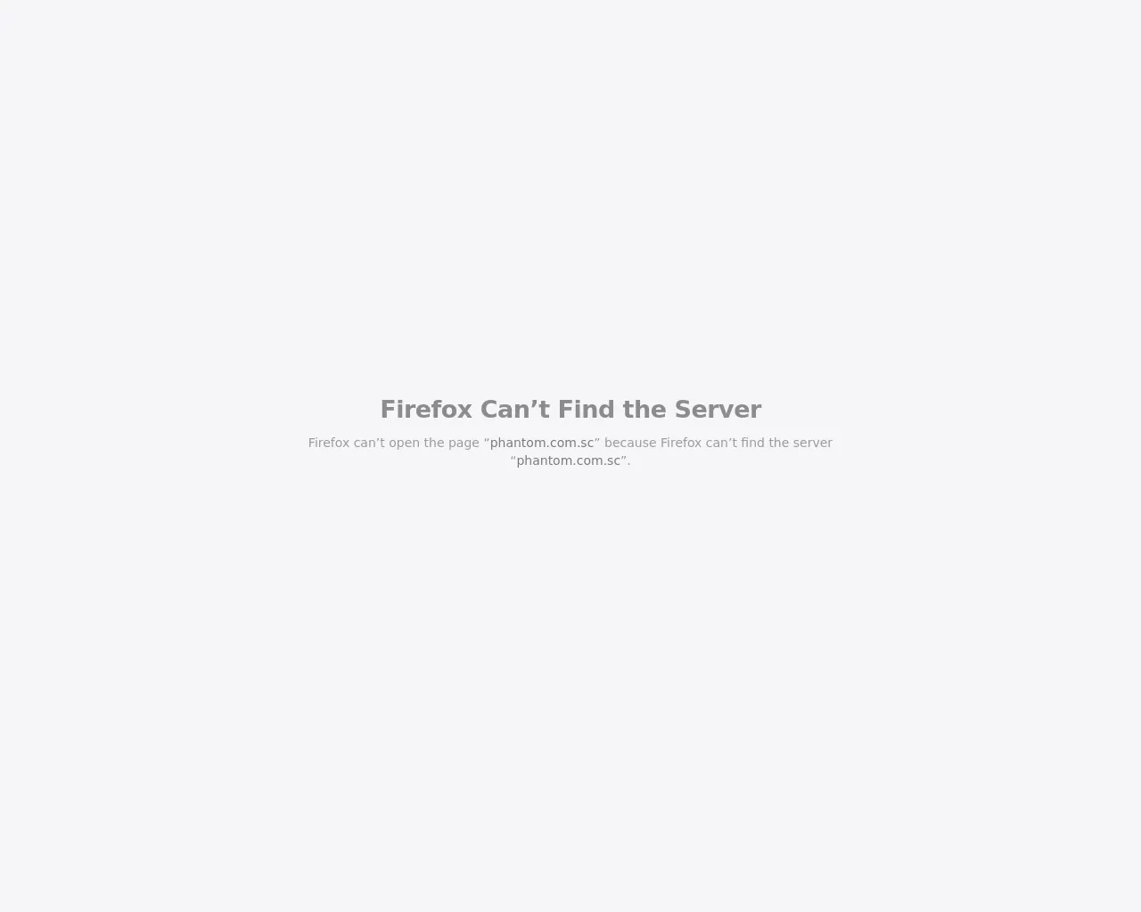 Screenshot of phantom.com.sc